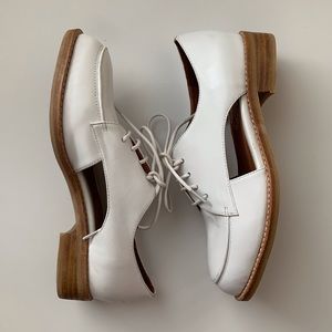 Jeffrey Campbell White Cutout Flats